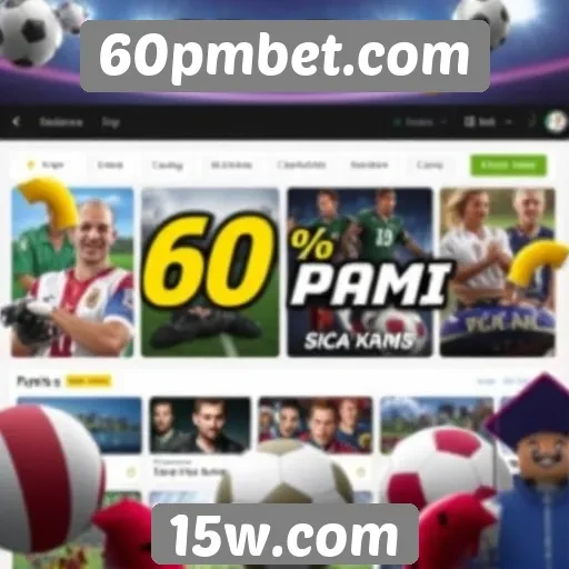 Variedade de jogos disponíveis em 60pmbet.com